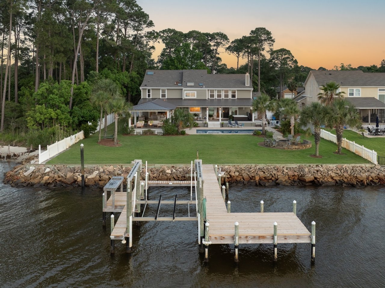 gulf breeze waterfront luxury home