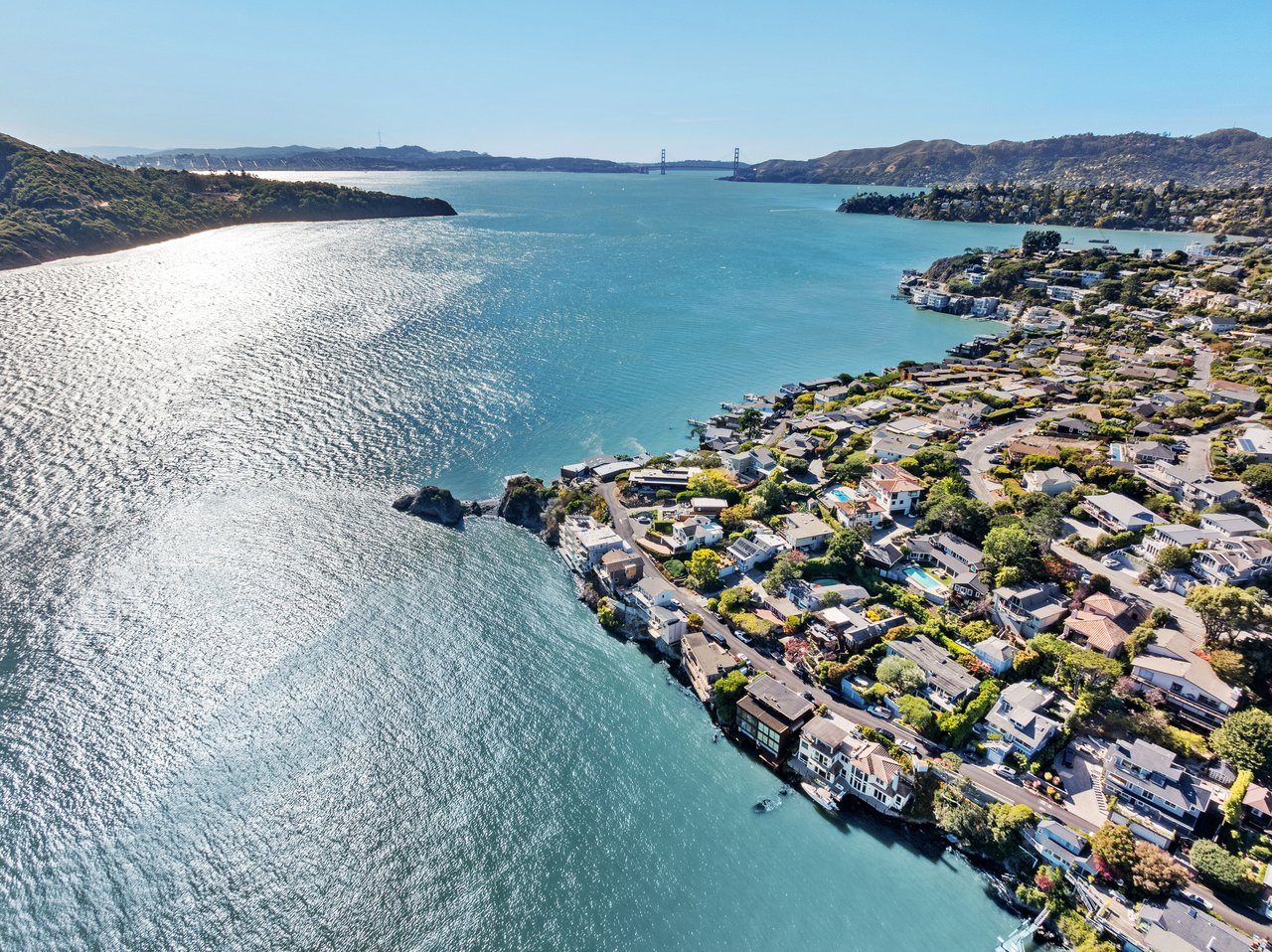 Spectacular Waterfront Home in Old Town Tiburon