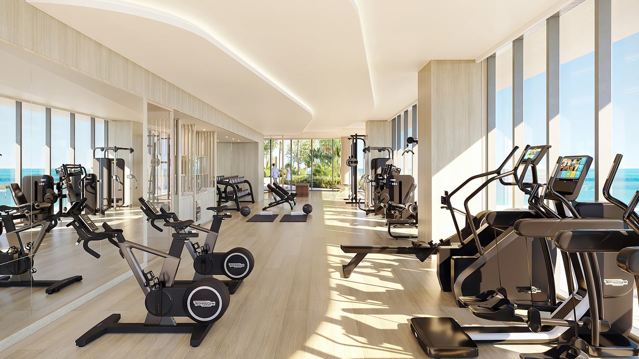 Waldorf Astoria Residences Pompano Beach fitness center 