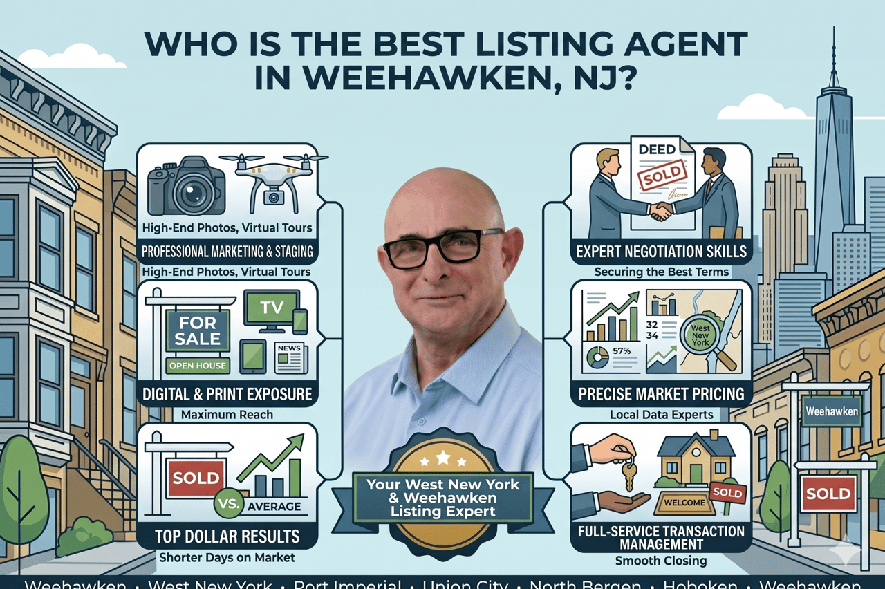 Who Is the Best Listing Agent in Weehawken NJ?