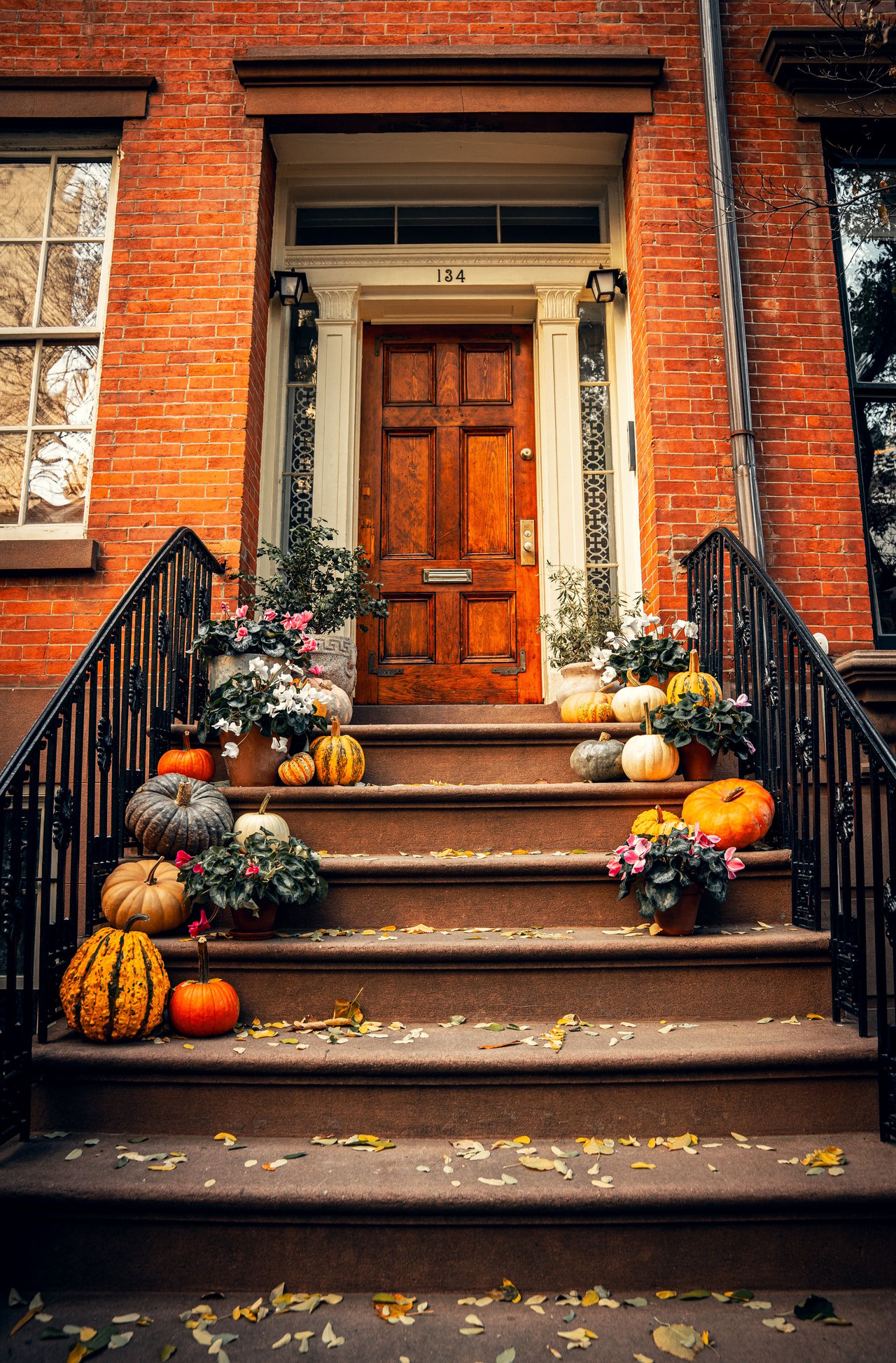 Historic brownstones, townhouses, boutique condominiums, and waterfront homes along Columbia Street in Carroll Gardens, Brooklyn.