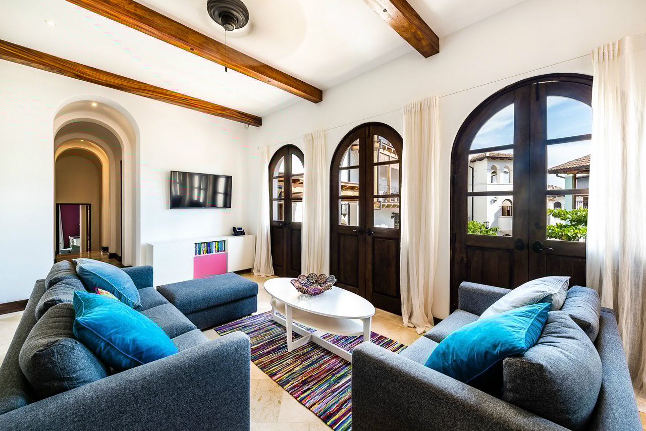 2 Plaza Carlota | Elegant 3BR Coastal Home in Las Catalinas’ Premier Plaza