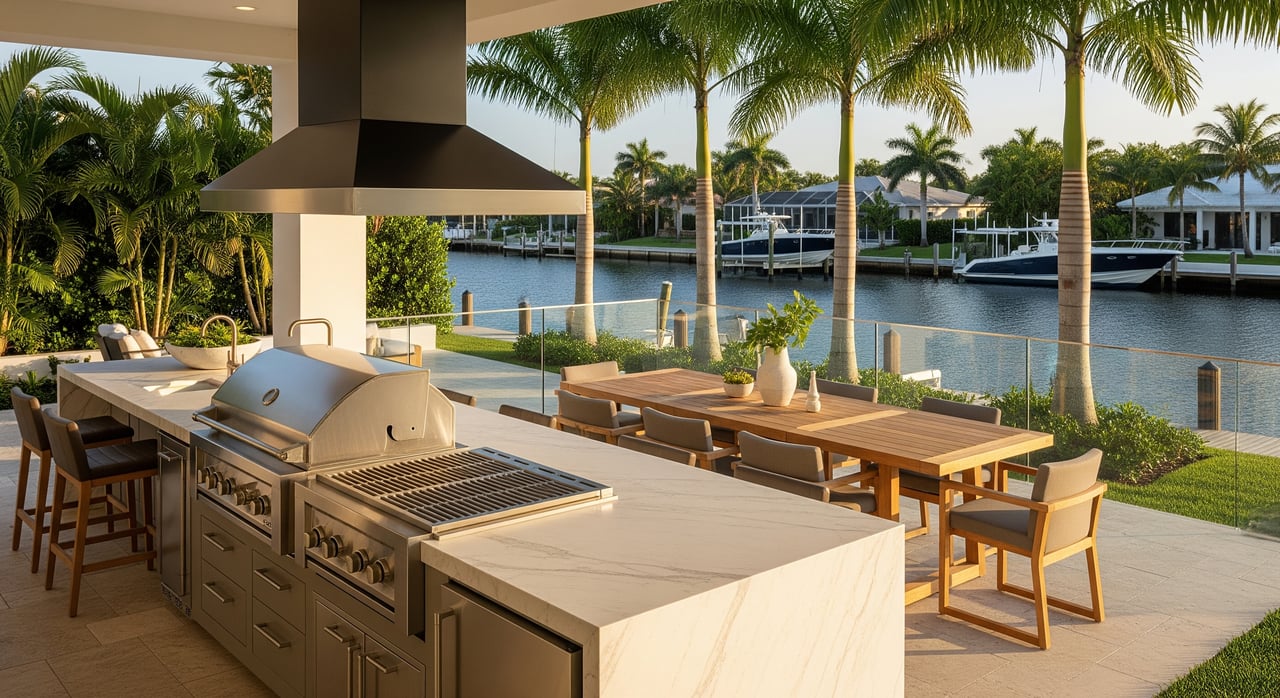 Designing an Outdoor Kitchen in Aqualane Shores