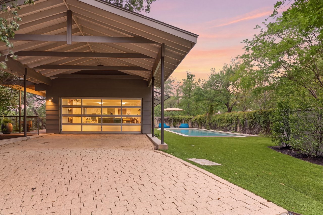 Midcentury Modern Creekside Retreat