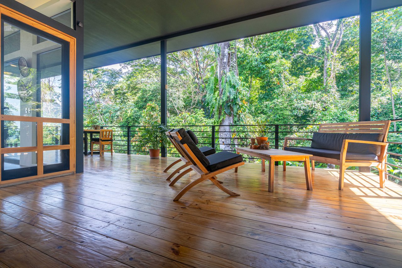 Escaleras Modern Elegance with Ocean Views and Jungle Tranquility, Dominical Costa Rica