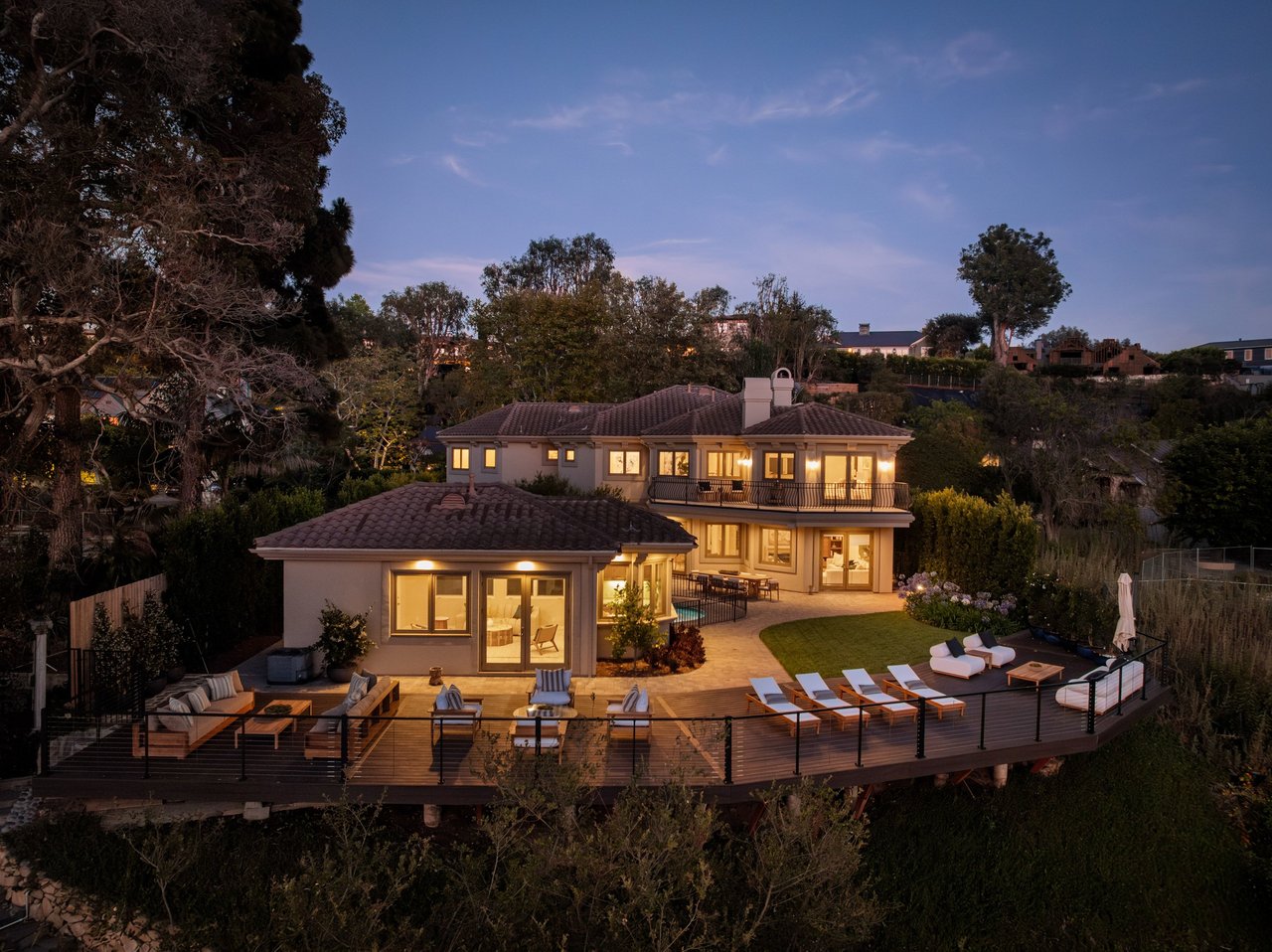 Mediterranean View Estate - The Riviera, Pacific Palisades