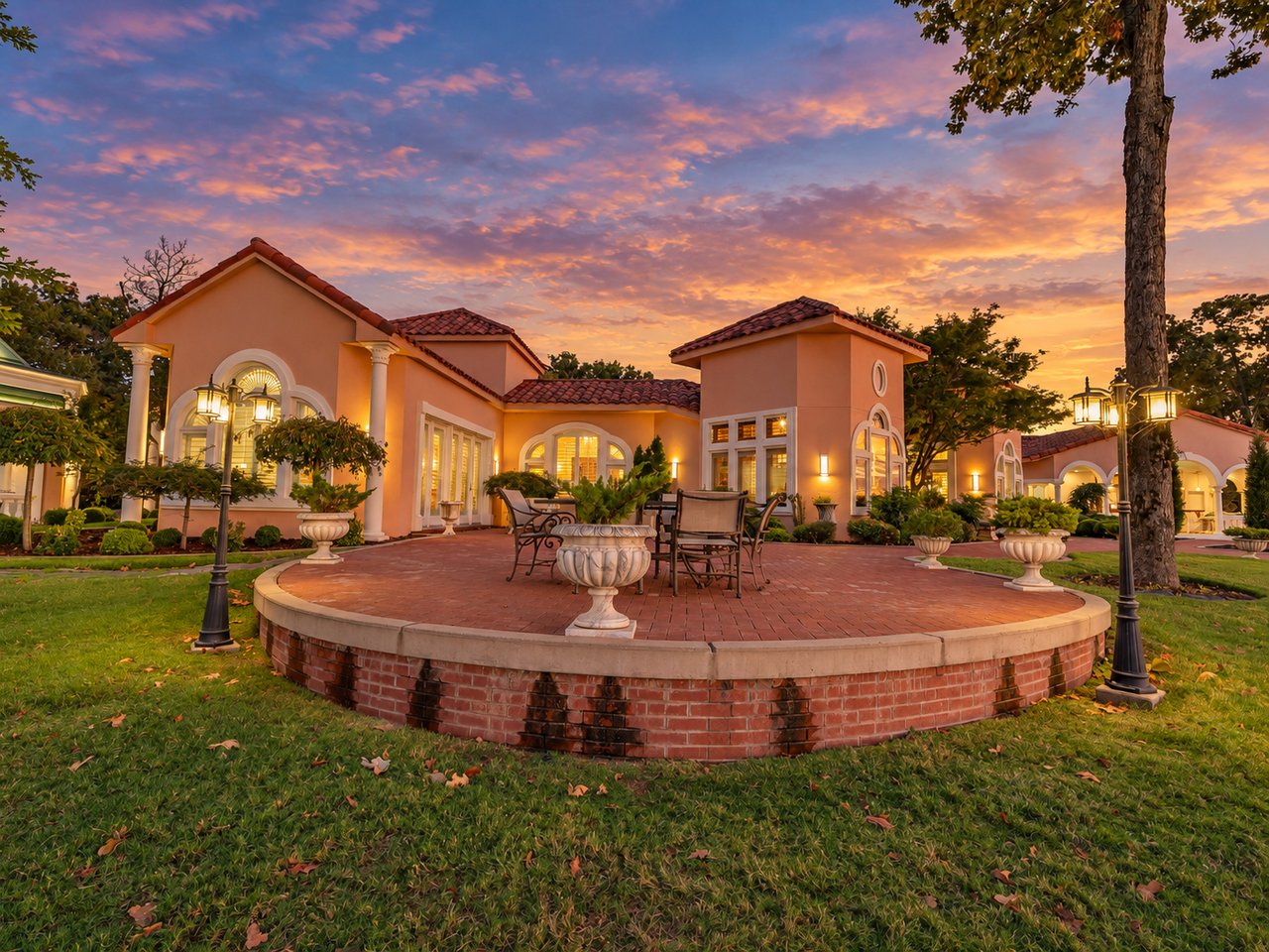 Mediterranean Estate Surrounded by the Beauty of Grand Lake 