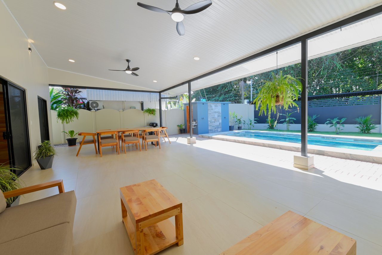 Modern Coastal Luxury: New 3-Bedroom Home Steps from South Pacific Beach