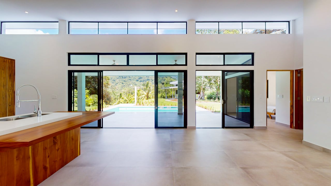 Exquisite Modern Retreat with Ocean and Mountain Views in Ojochal, Costa Rica