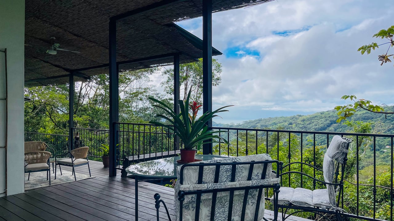 Jungle Canopy Retreat with Ocean, Cano Island & Mountain Views Near Dominical