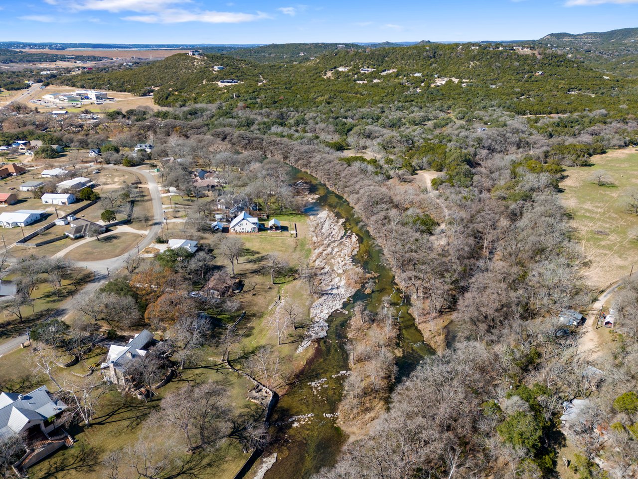 aerial picture of hill country new braunfels