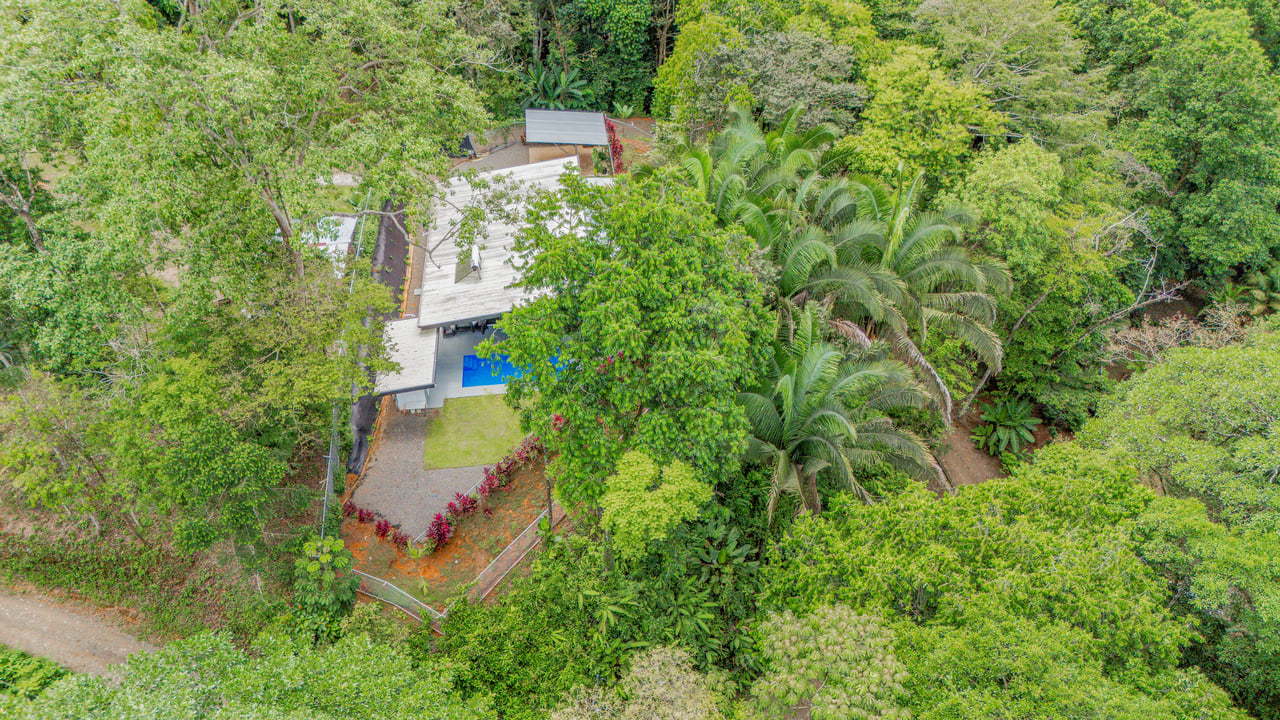 Modern 3-Bed Jungle Home with River and Pool in Cinco Ventanas Ojochal