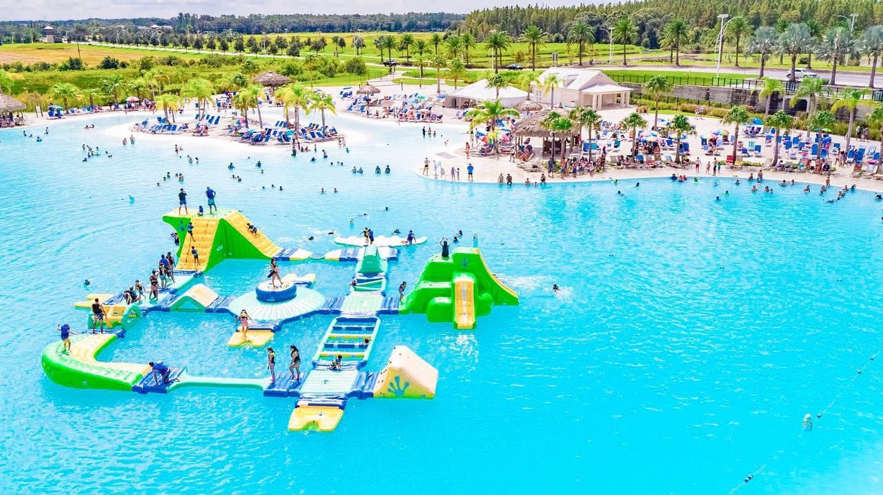 Epperson Lagoon in Wesley Chapel during Labor Day weekend in Tampa Bay