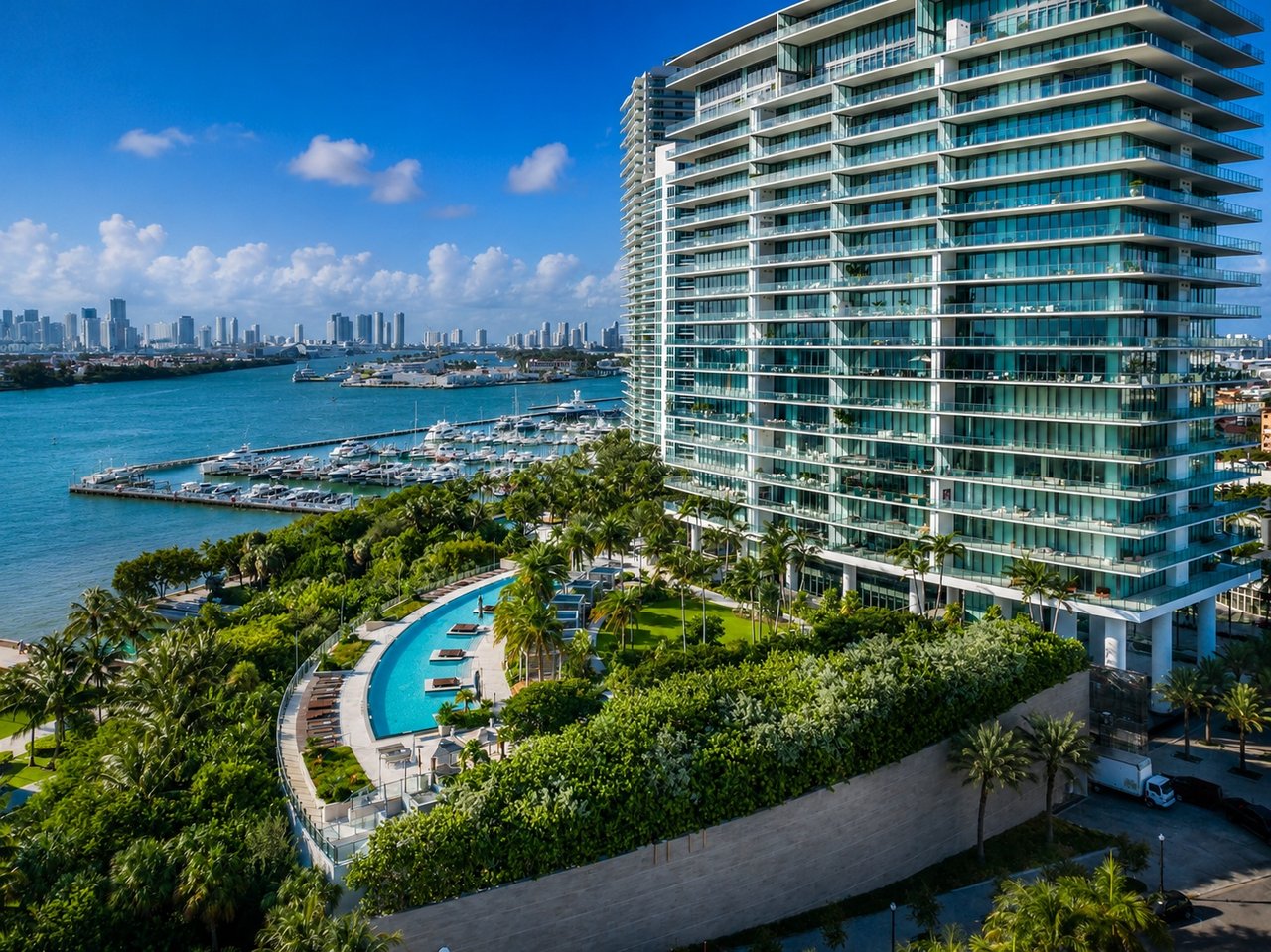 Residence 2102 at Apogee South Beach with panoramic ocean views.