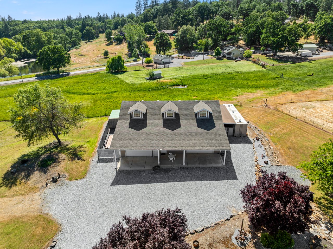 Custom Built Home on 4 Flat Acres in the Heart of Pleasant Valley – A Car Enthusiast's Dream!