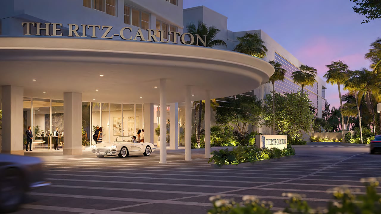 Ritz-Carlton South Beach arrival zone