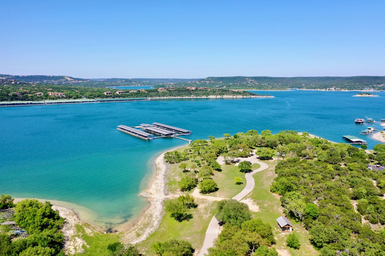 Waterfall on Lake Travis