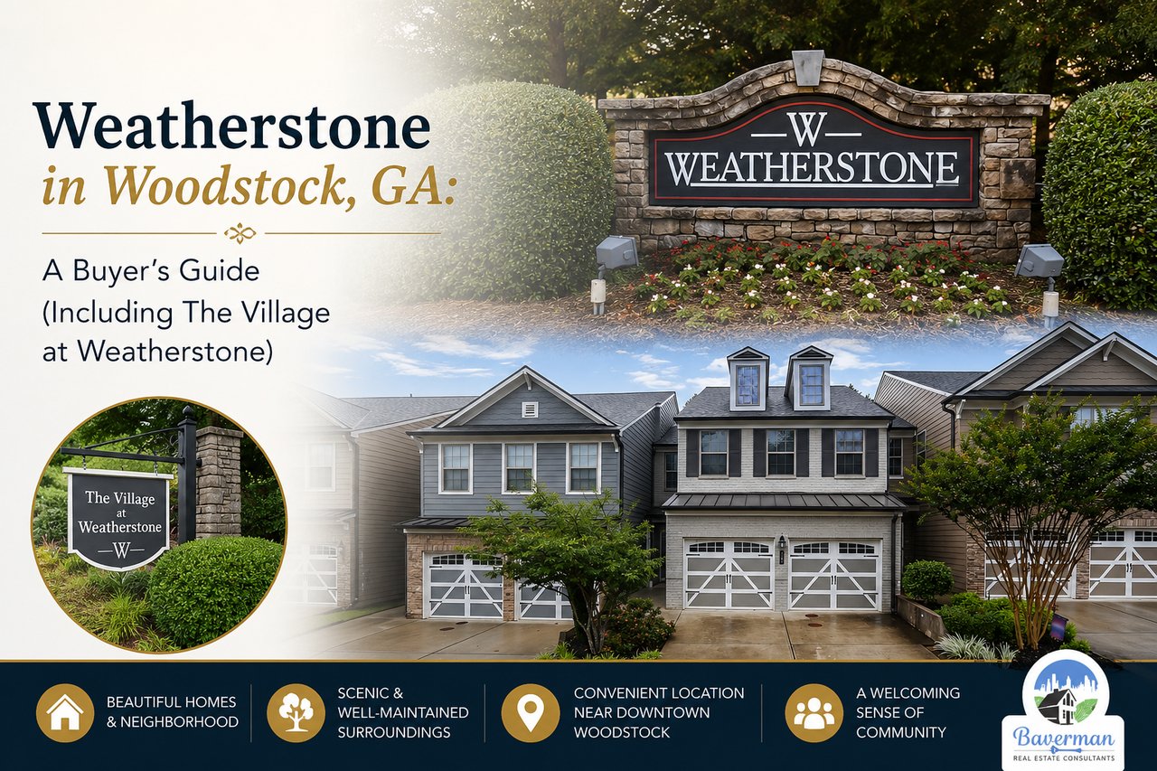 Weatherstone in Woodstock, GA: A Buyer's Guide (Including The Village at Weatherstone) cover