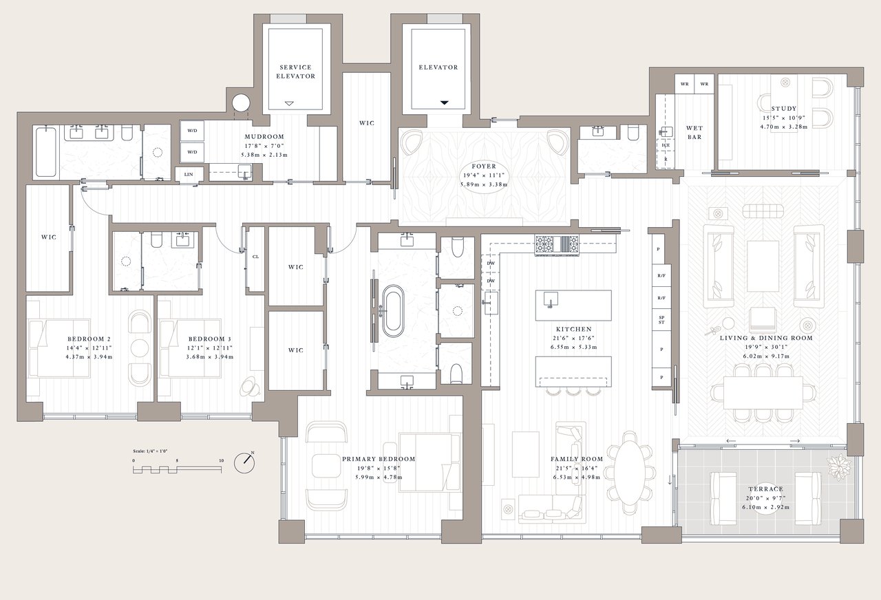 9900 S. Santa Monica Boulevard, Residence 3B