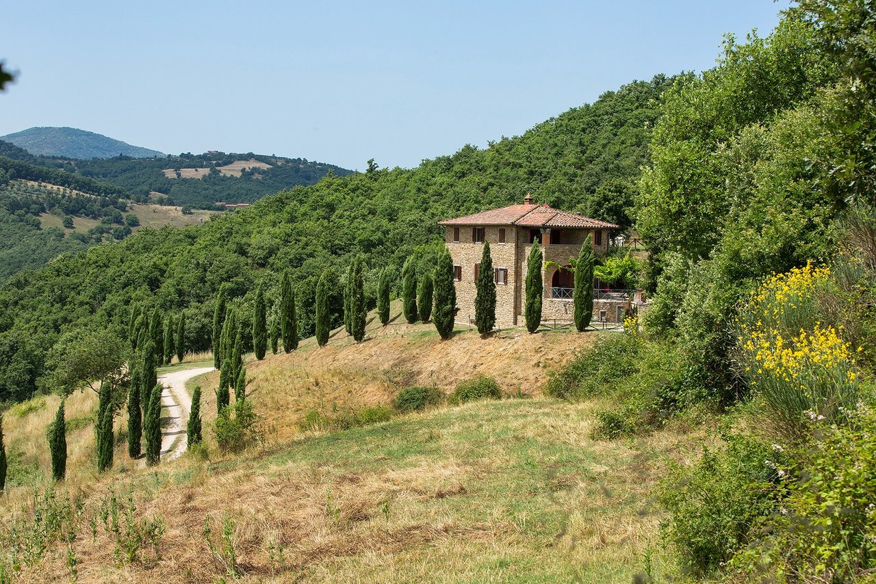 Hill Top Farmhouse with Swimming Pool