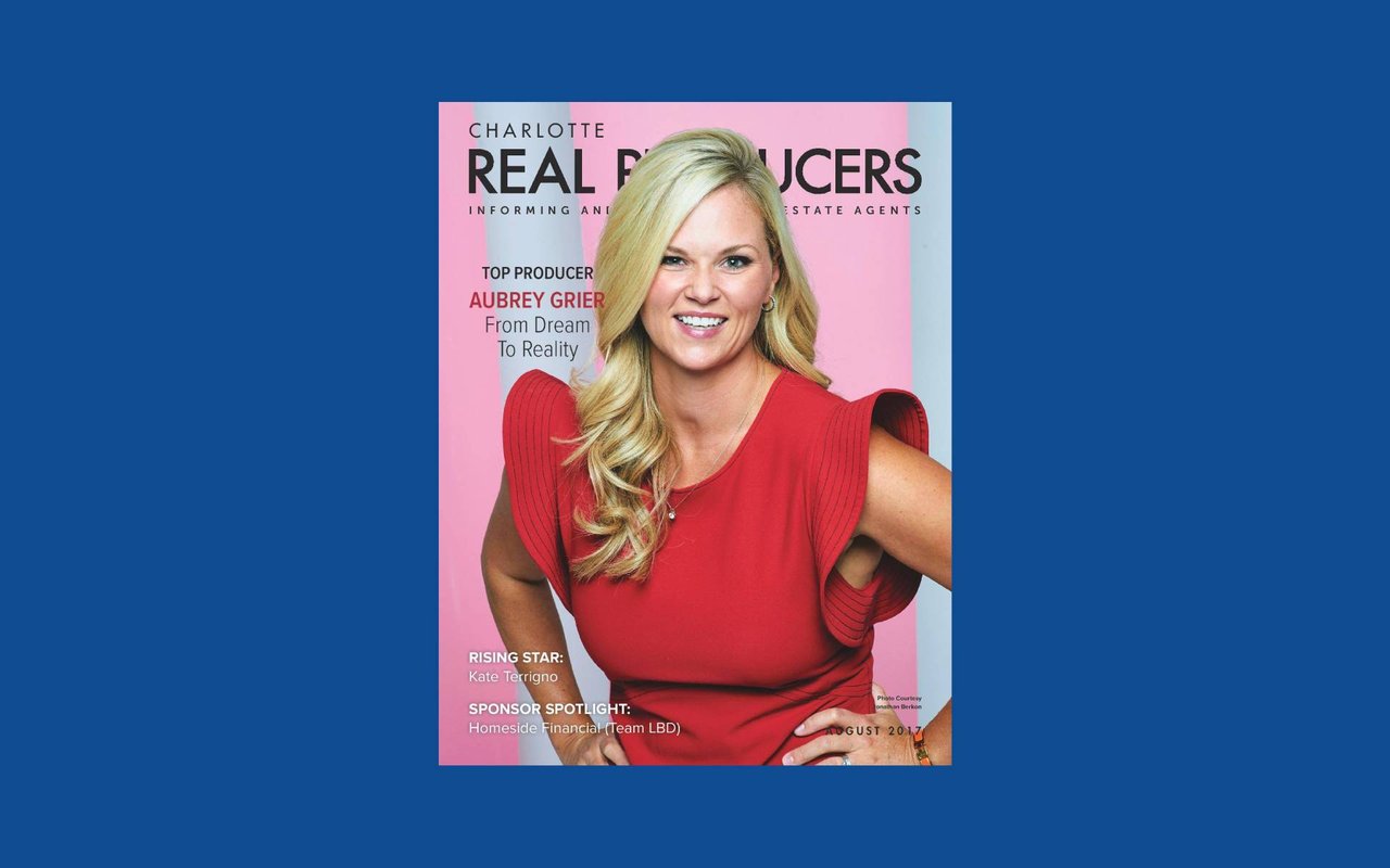 Aubrey Grier, Cover Girl For August Issue Of Charlotte Real Producers