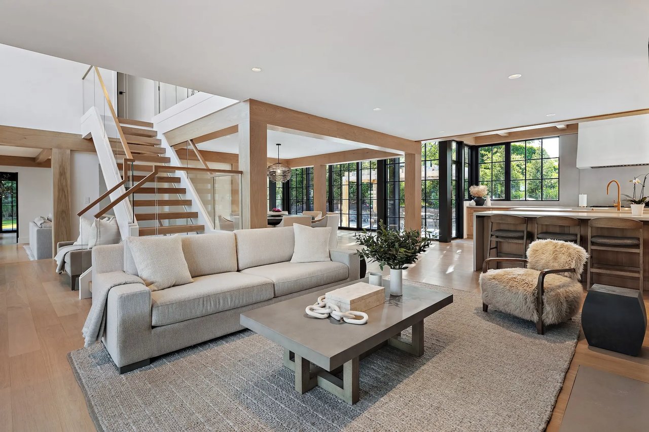 For $12M, a modern mansion in coastal Connecticut, with plenty of room for guests