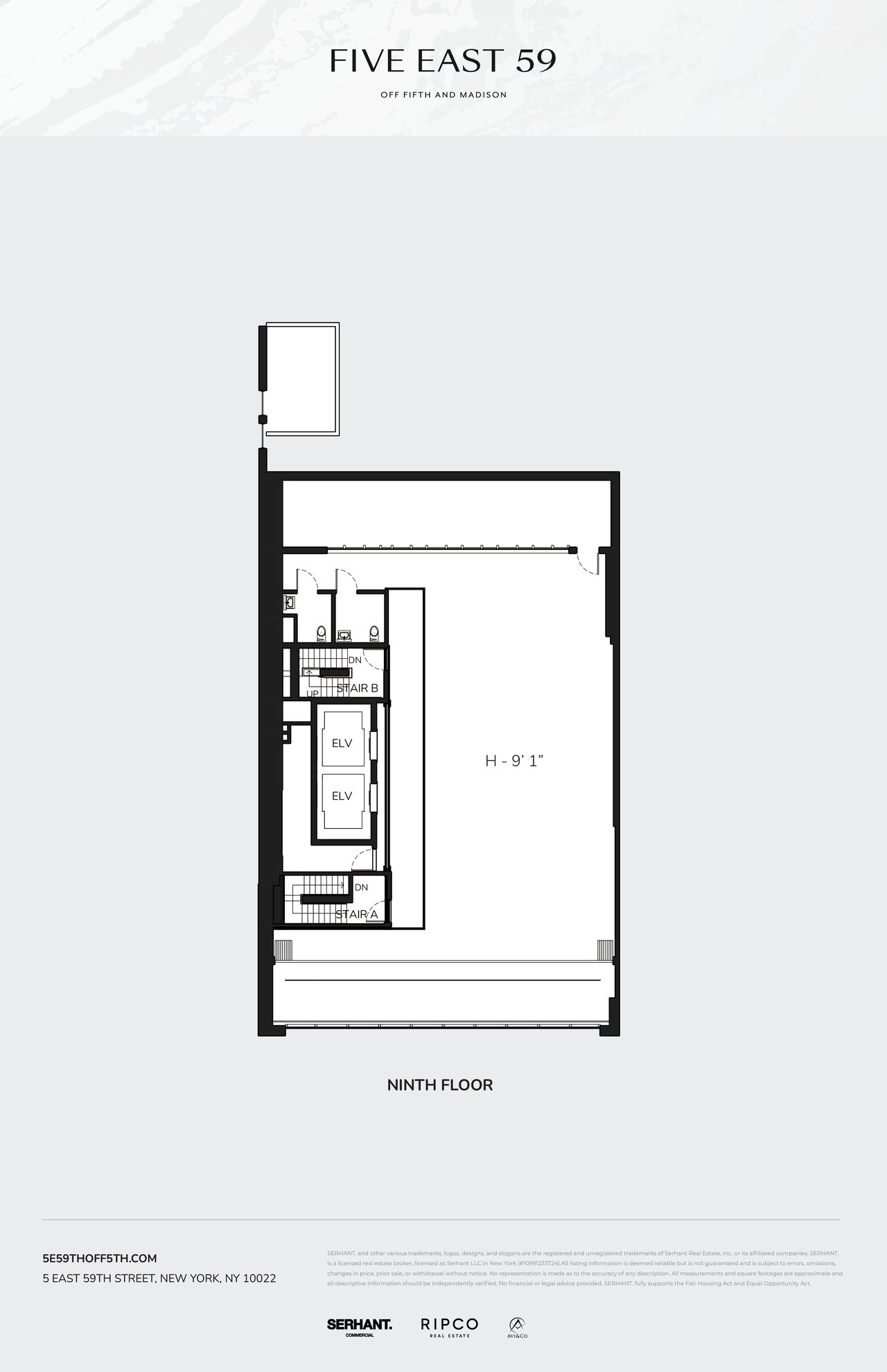 5 East 59th Street: Floors 3/4/5/6/7/8