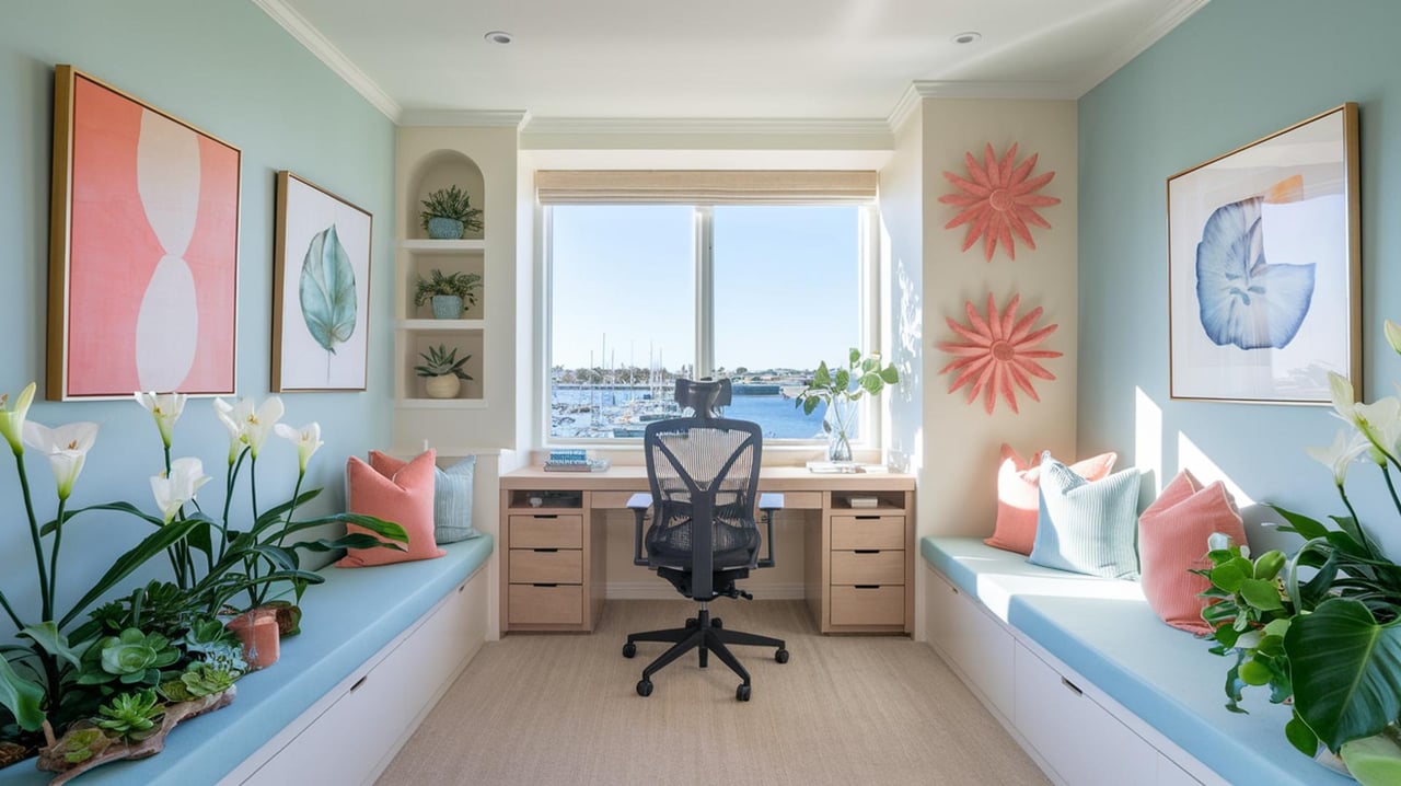 Home Office Design Ideas for Marina Del Rey Homes