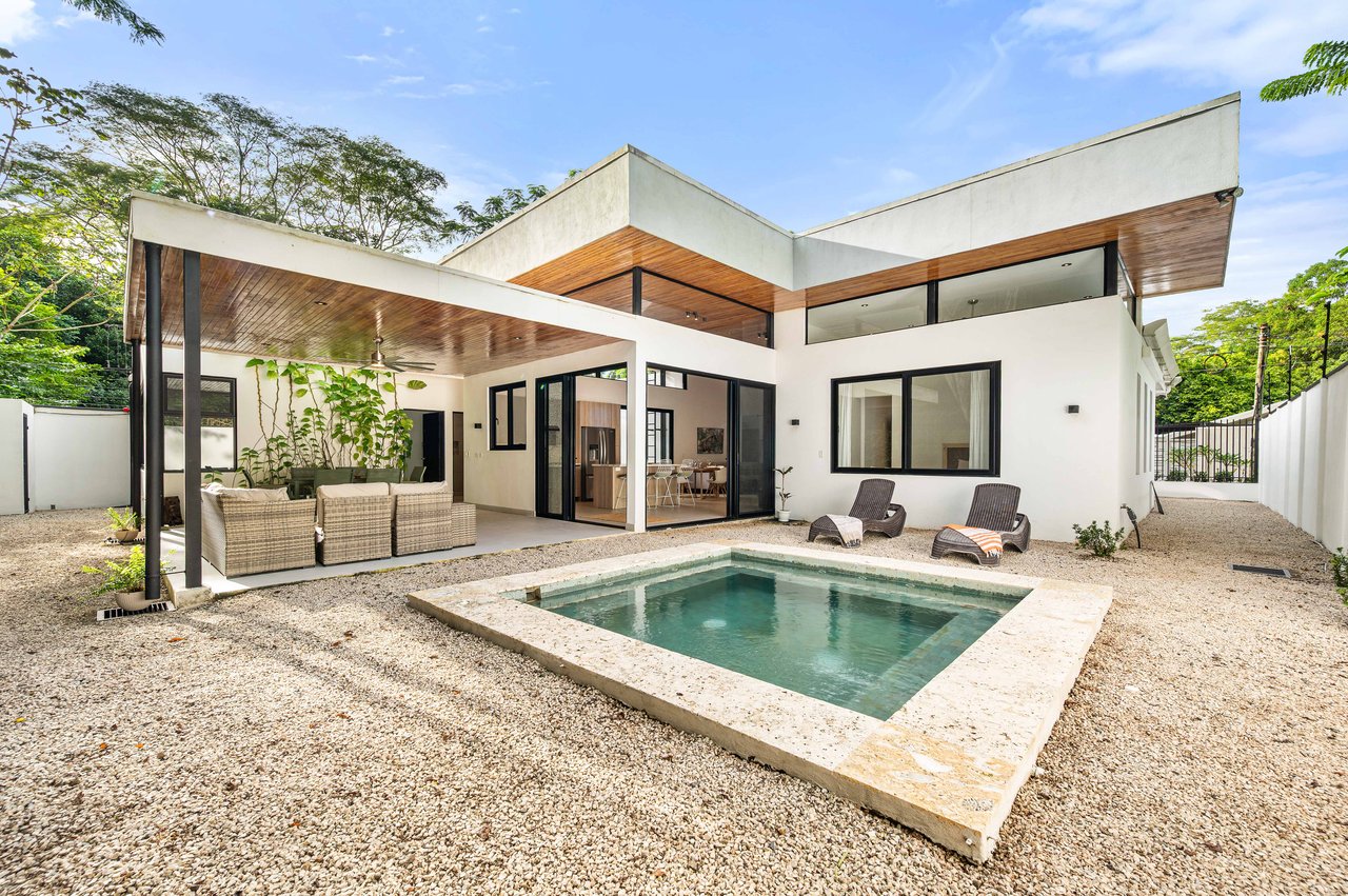 Casa Nala | Stylish Coastal Home With Pool & Privacy Just 600m From Potrero Beach