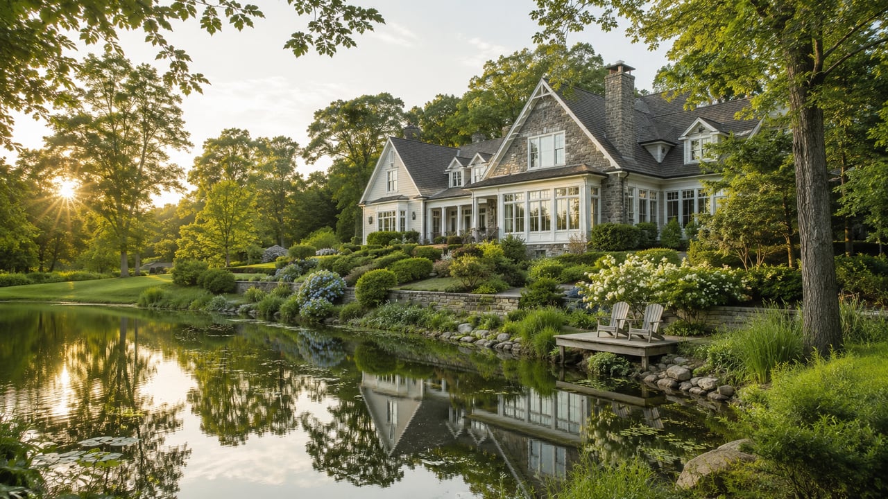Finding Peace and Quiet at 44 Old Mill Road in Ridgefield, CT