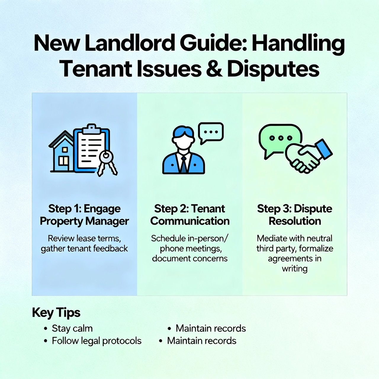 How to Handle Tenant Issues and Disputes as a New Landlord