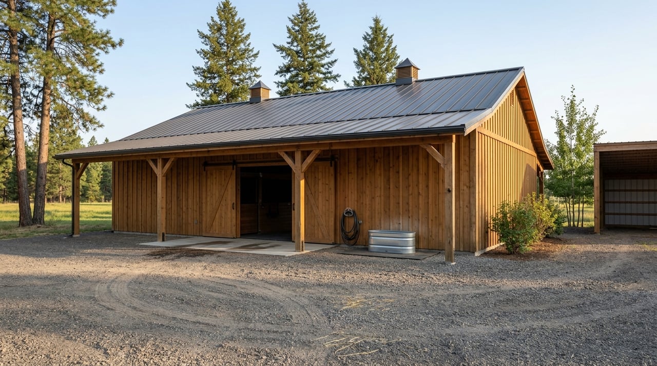 Horse Properties In Corvallis MT: Barns, Pastures And Layouts