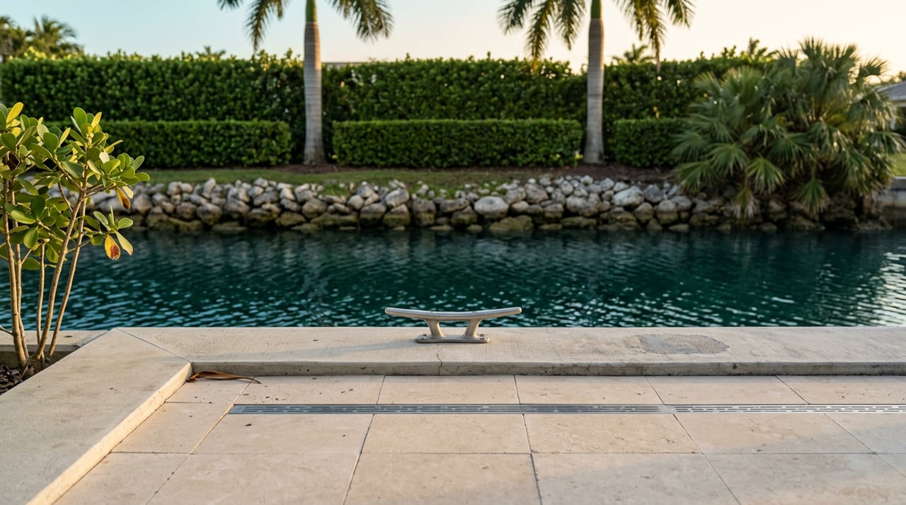 The Aqualane Shores Seawall Question: Why the Wall Sets the Price in 2026