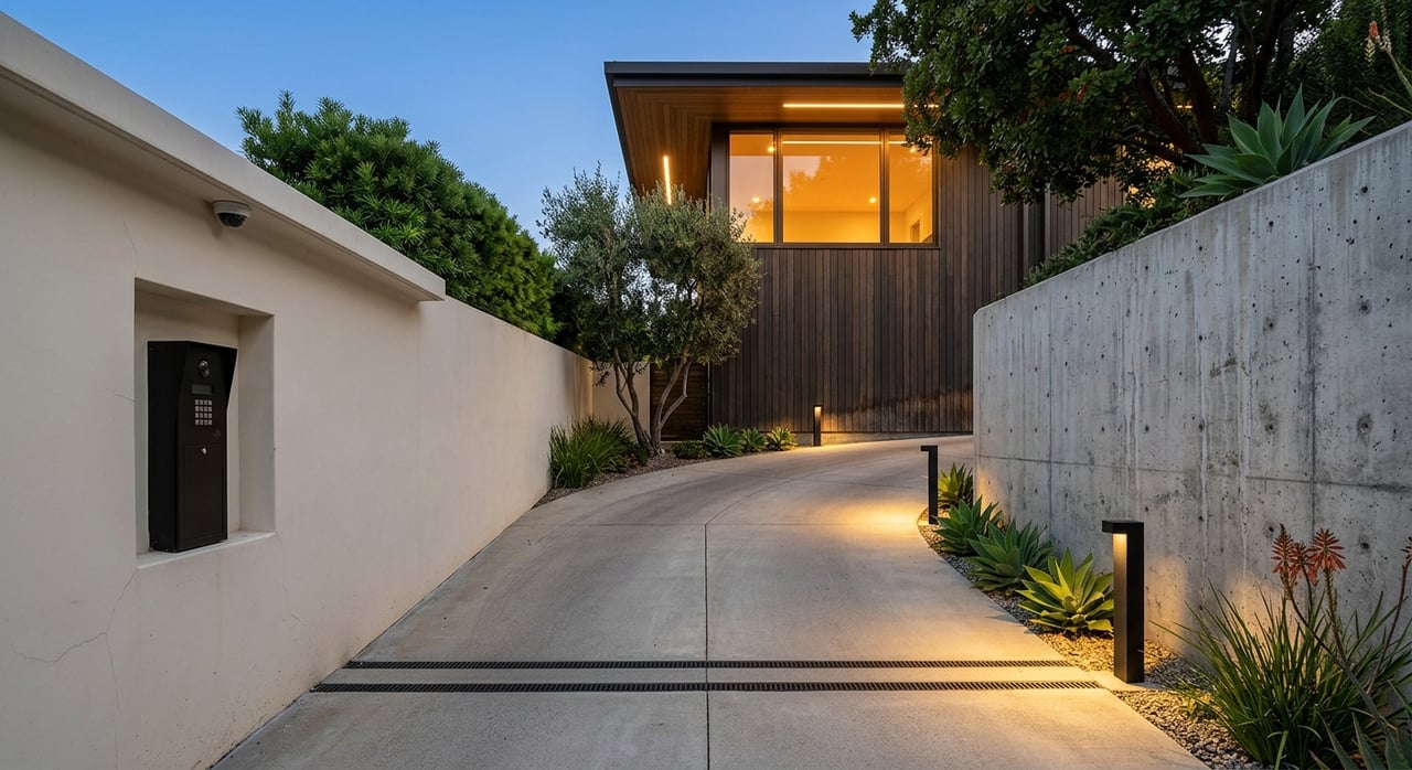 Gated Streets And Private Drives In The Hollywood Hills