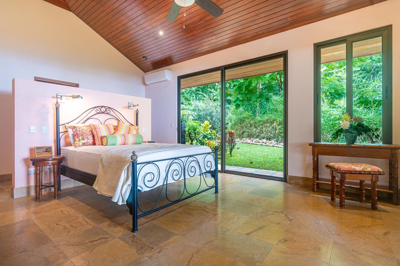 Ocean, jungle & mountain views on a meticulously landscaped 3-home family compound