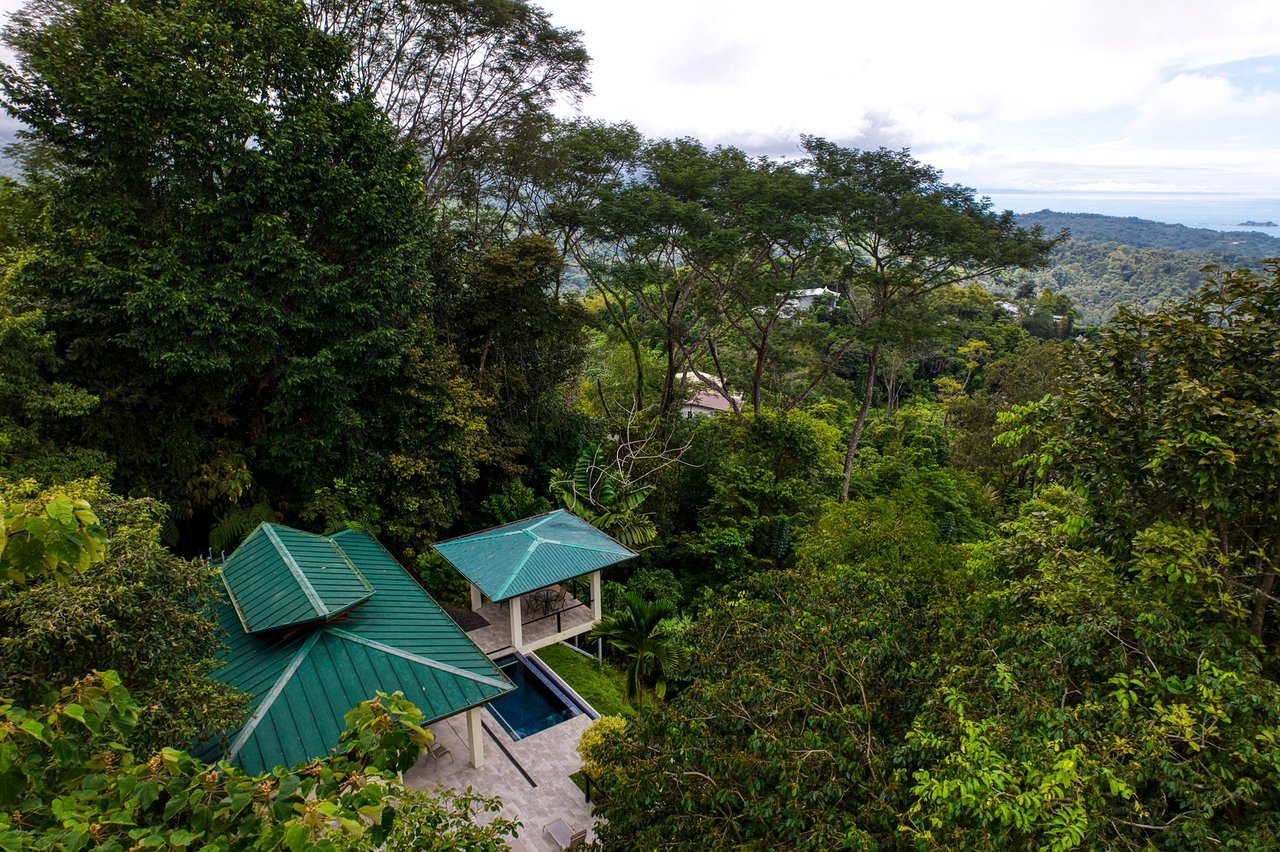 WONDROUS WHALE’S TAIL OCEAN VIEW HOME ABOVE UVITA