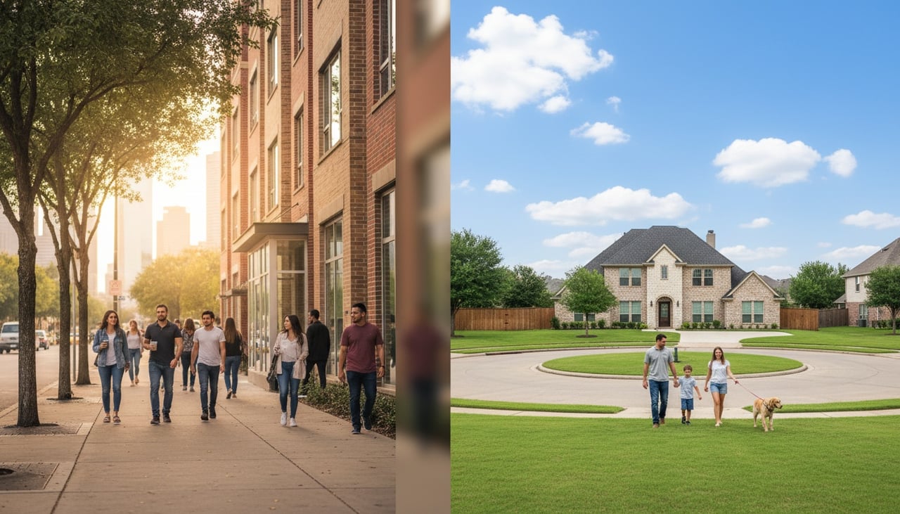 Pros and cons of Houston suburbs versus Inner Loop for buyers weighing space and commute