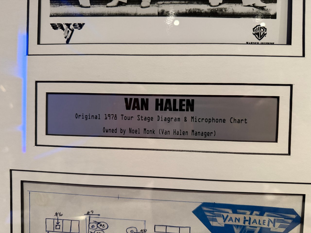 Collectors Corner - Vintage Original 1978 Hand Drawn Stage Set for Van Halen's 1st Tour - Wyatt Poindexter - The Agency Oklahoma 