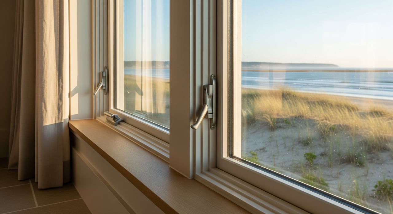 Window Choices For Wind And Salt In Little Neck