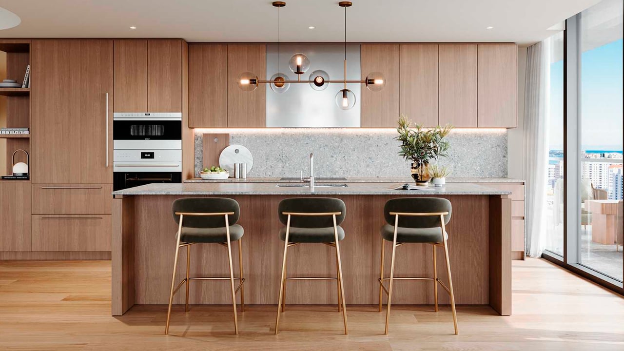 Mr. C Residences  kitchen 