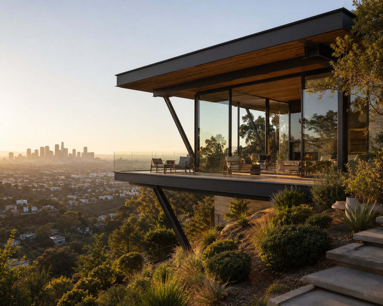 How Lautner House Engineering Solved Hollywood Hills' Cantilevered Construction Challenges