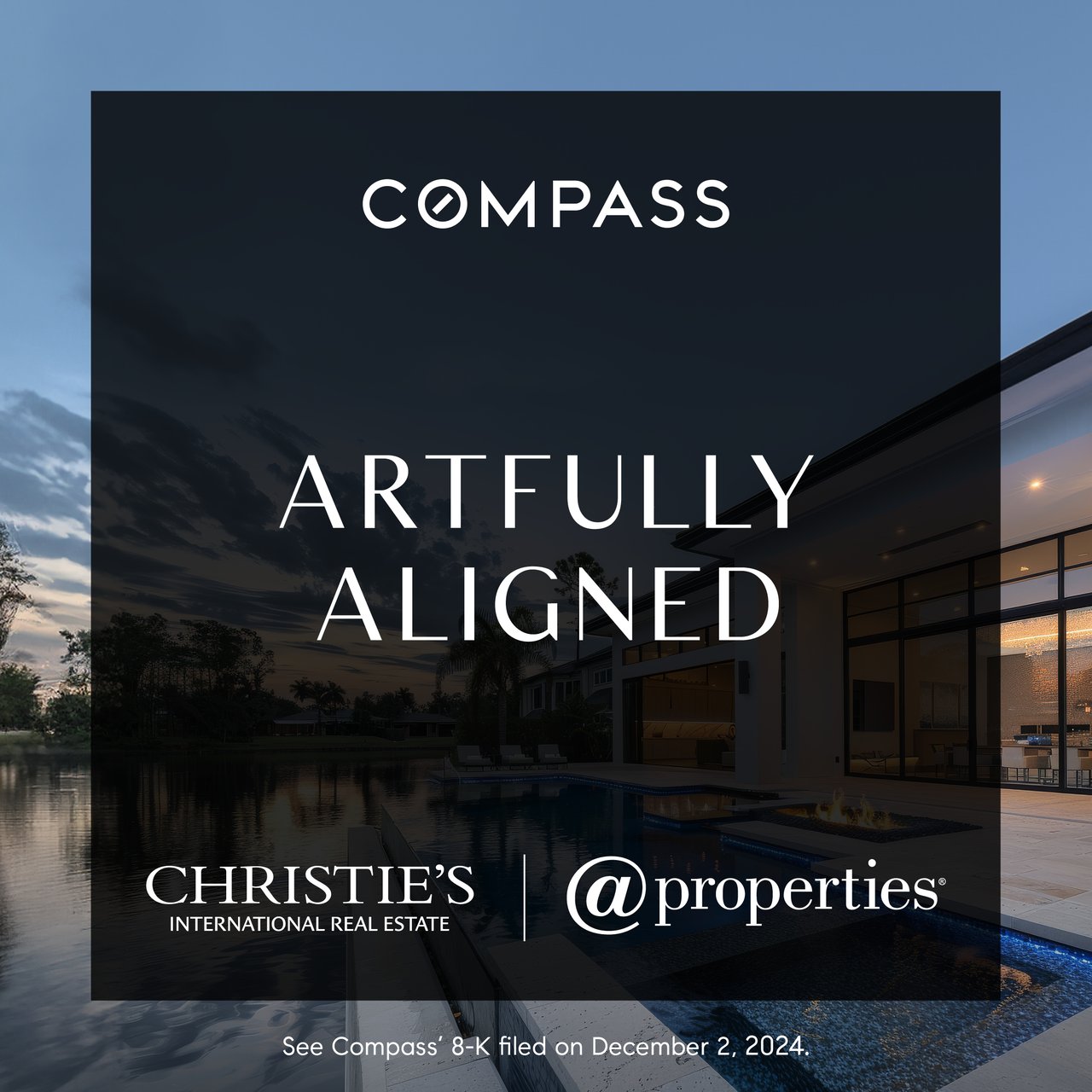 Christie's International Real Estate & @properties mergers with Compass