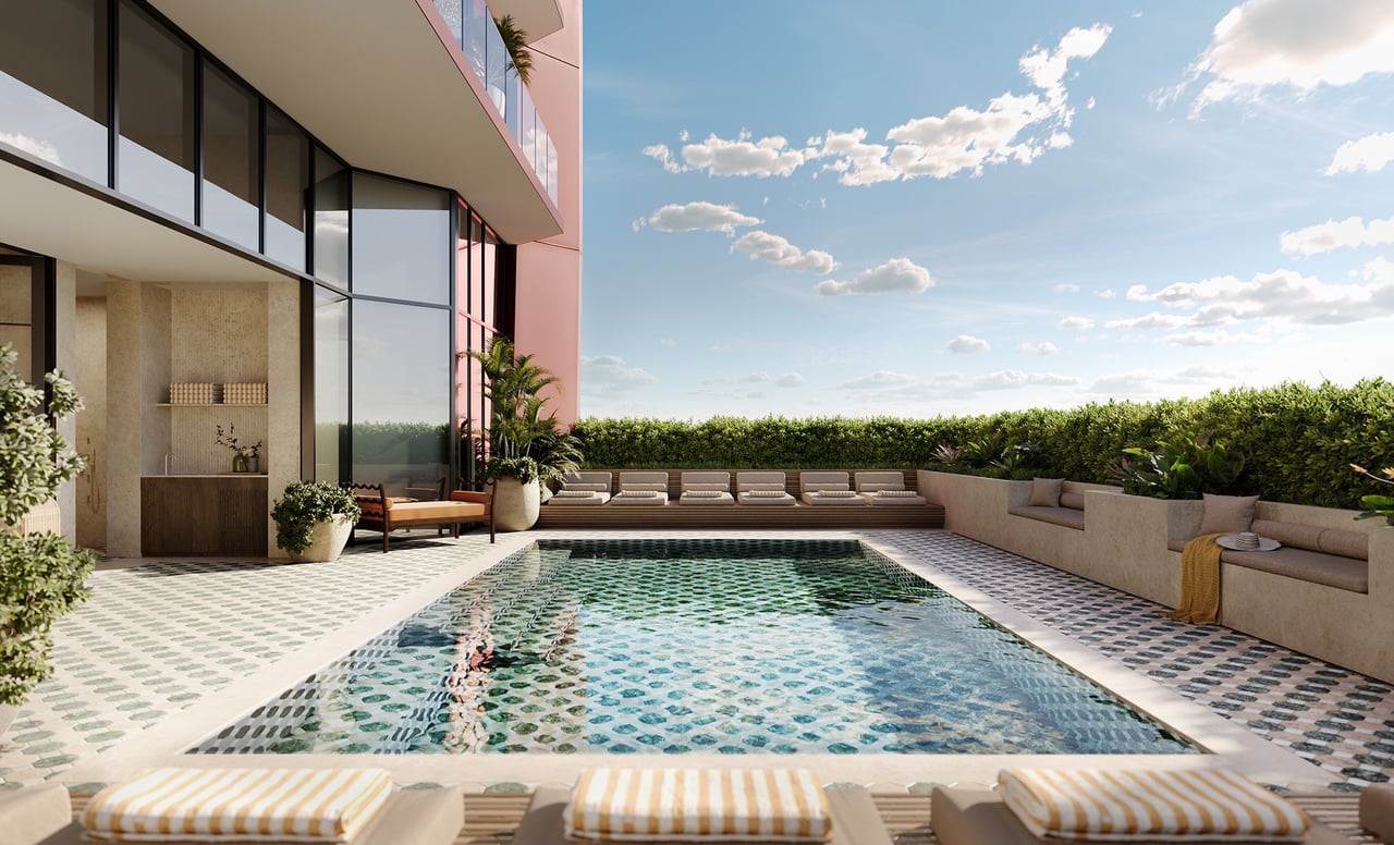 June 2025 | Villa Miami Finishes Concrete Pour on Iconic Edgewater Waterfront Tower