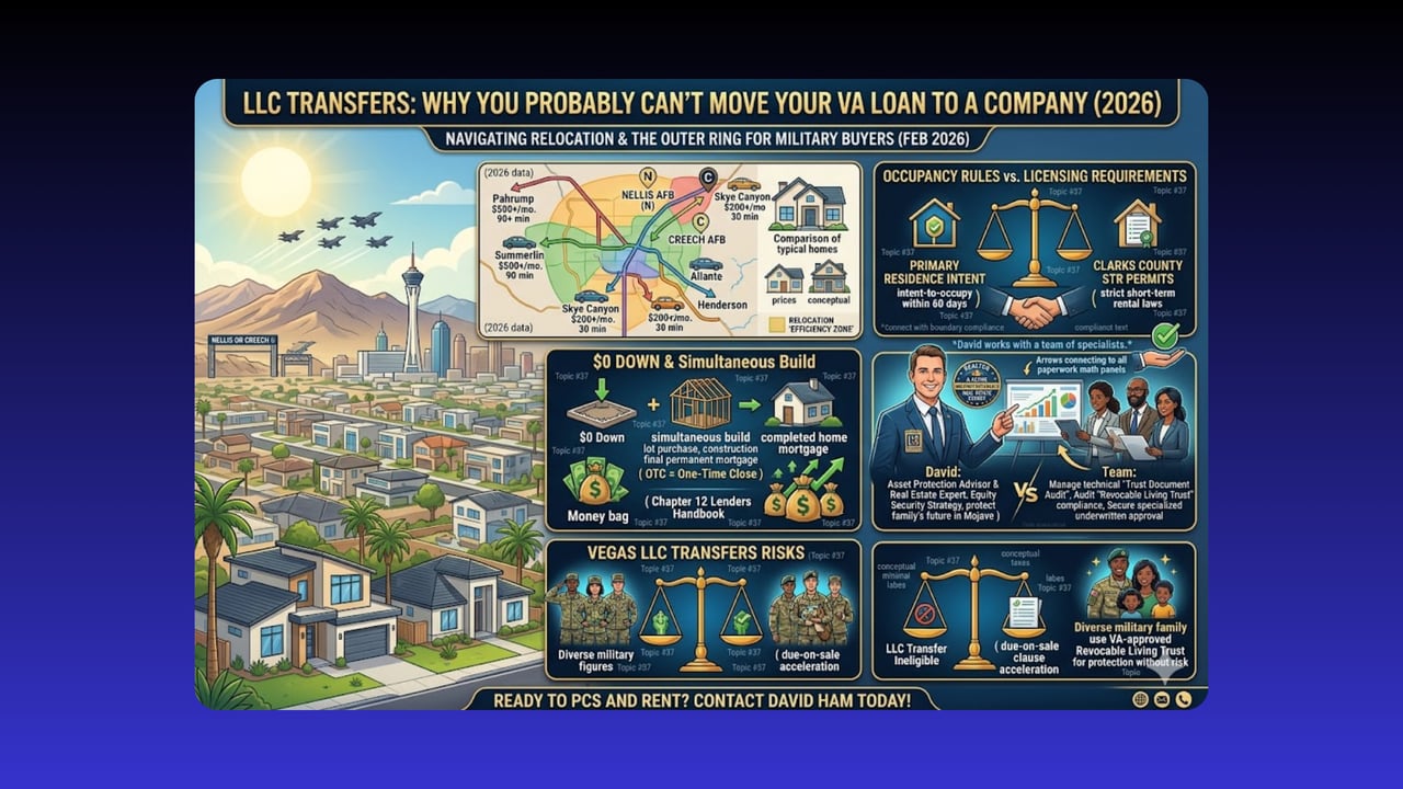 LLC Transfers: Why You Probably Can't Move Your VA Loan to a Company