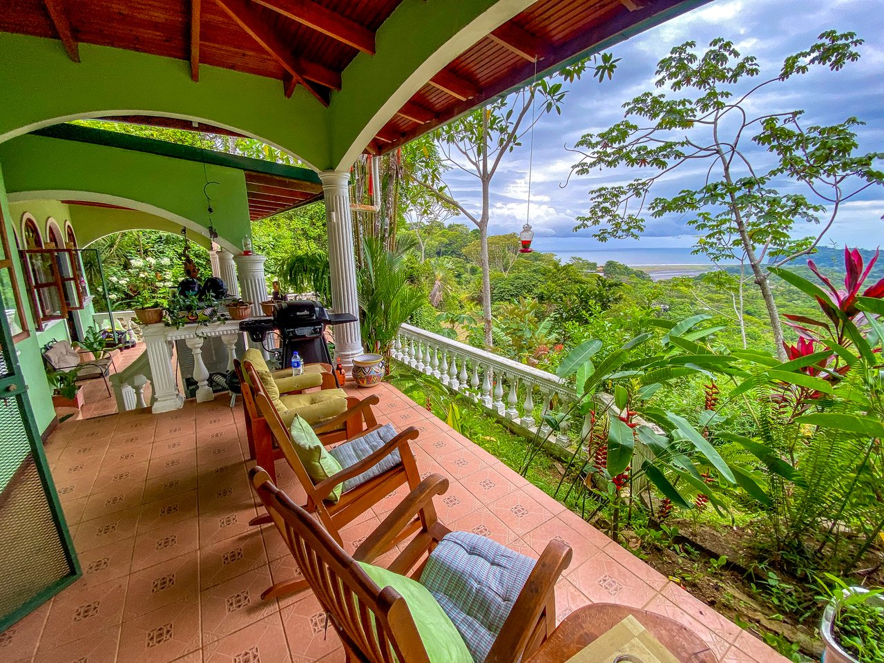 Ocean View Home for Sale in Ojochal with Pool & Jungle Views