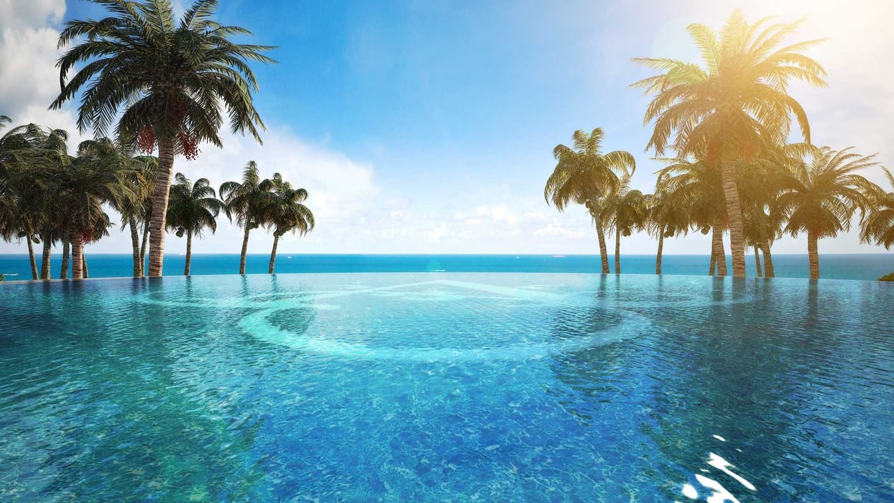 The Estates at Acqualina swimming pool 