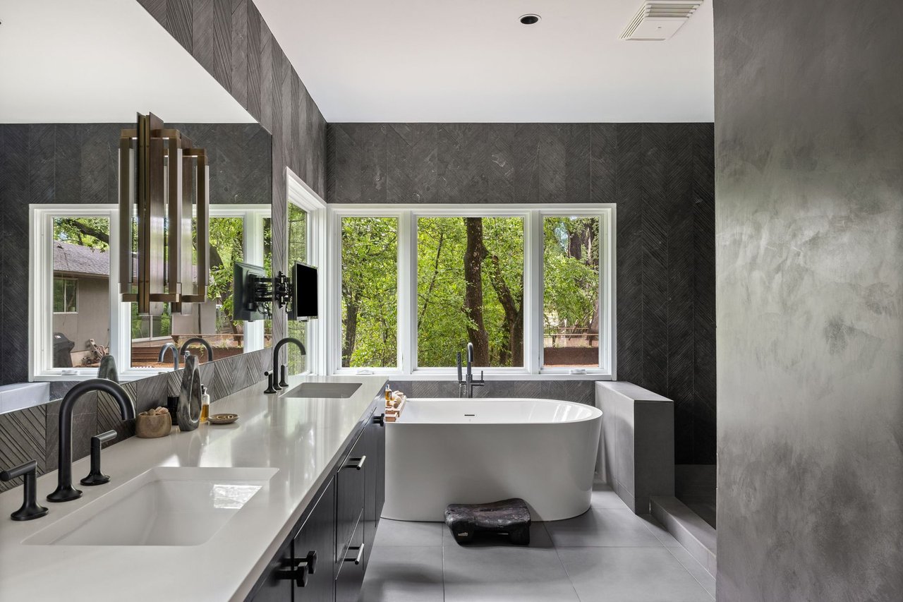 Midcentury Modern Creekside Retreat