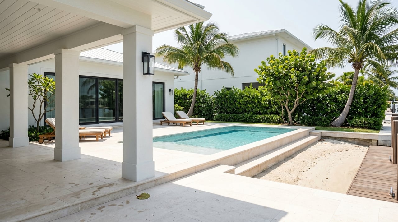 Canalfront Or Beachfront Living In Old Fort Bay