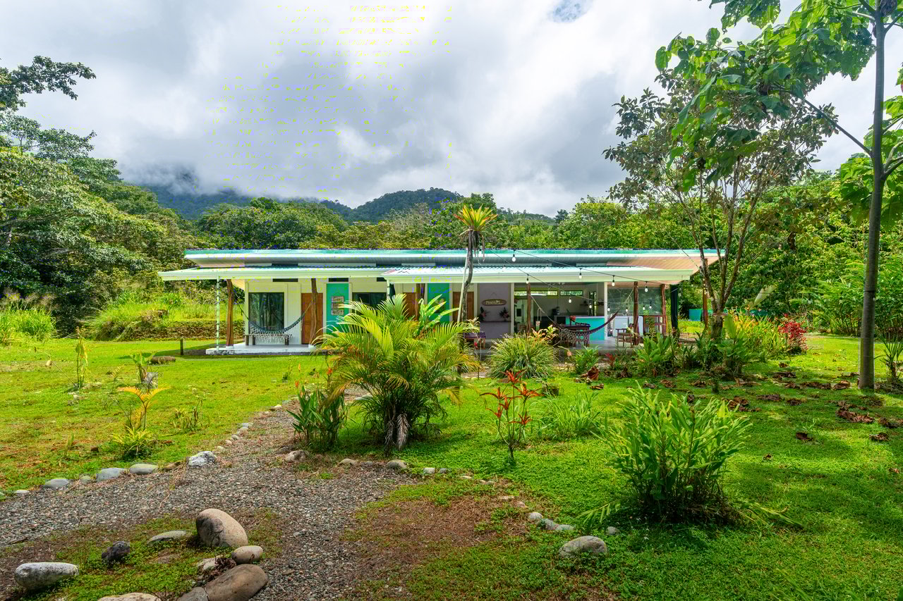 Plant Your Roots at Tierra Bendita! 2.5 Acres, River Frontage, 2 Bedroom Home, Private, Easy Access!