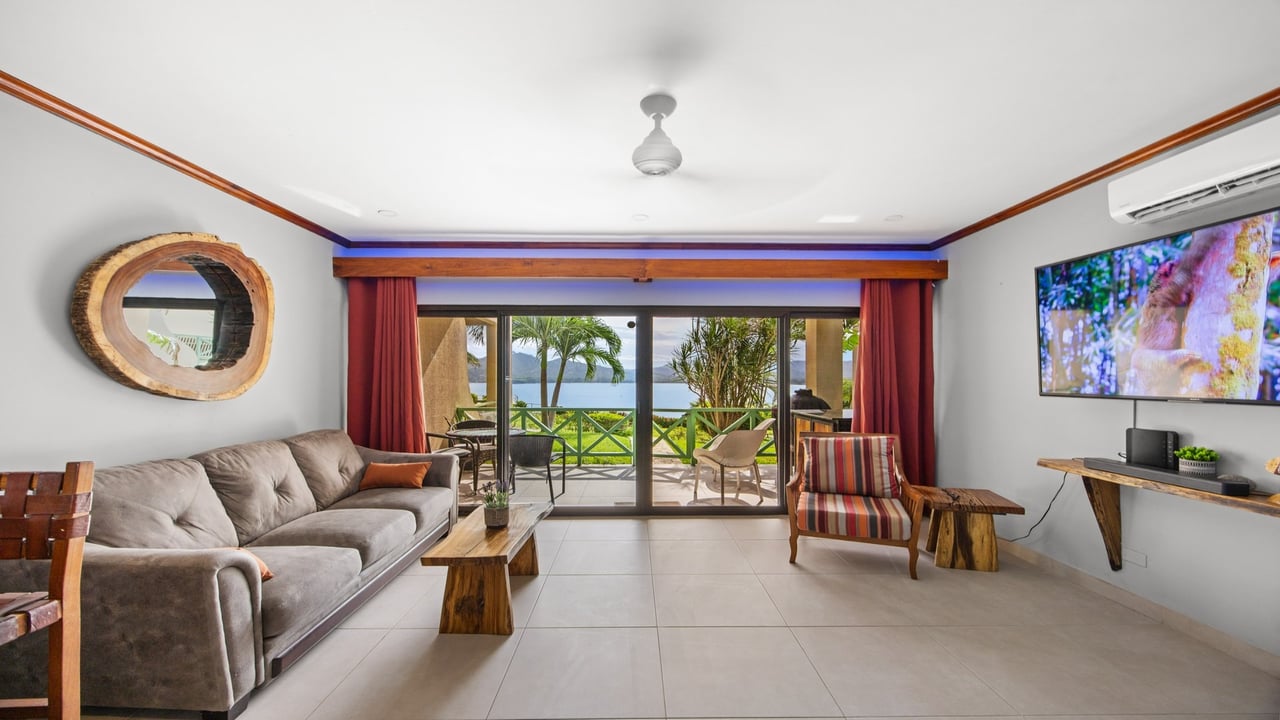 Titled Ocean View and Beachfront Condo